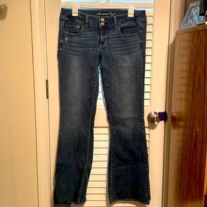 American Eagle Low Rise Flare “Artist” Jeans